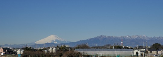 いずみ野から見た富士山
